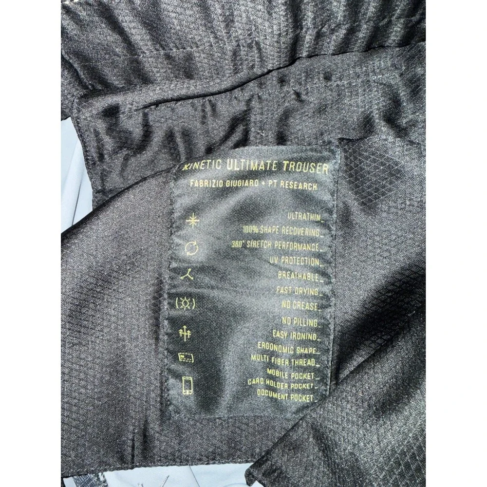 PT01 Pantaloni Torino Kinetic Ultimate Trouser Grey Plaid Fabrizio Giugiaro 52‎